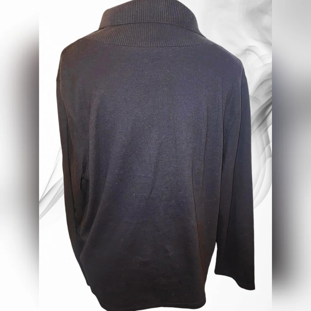 Rafaella High Collar Long Sleeve Sweater